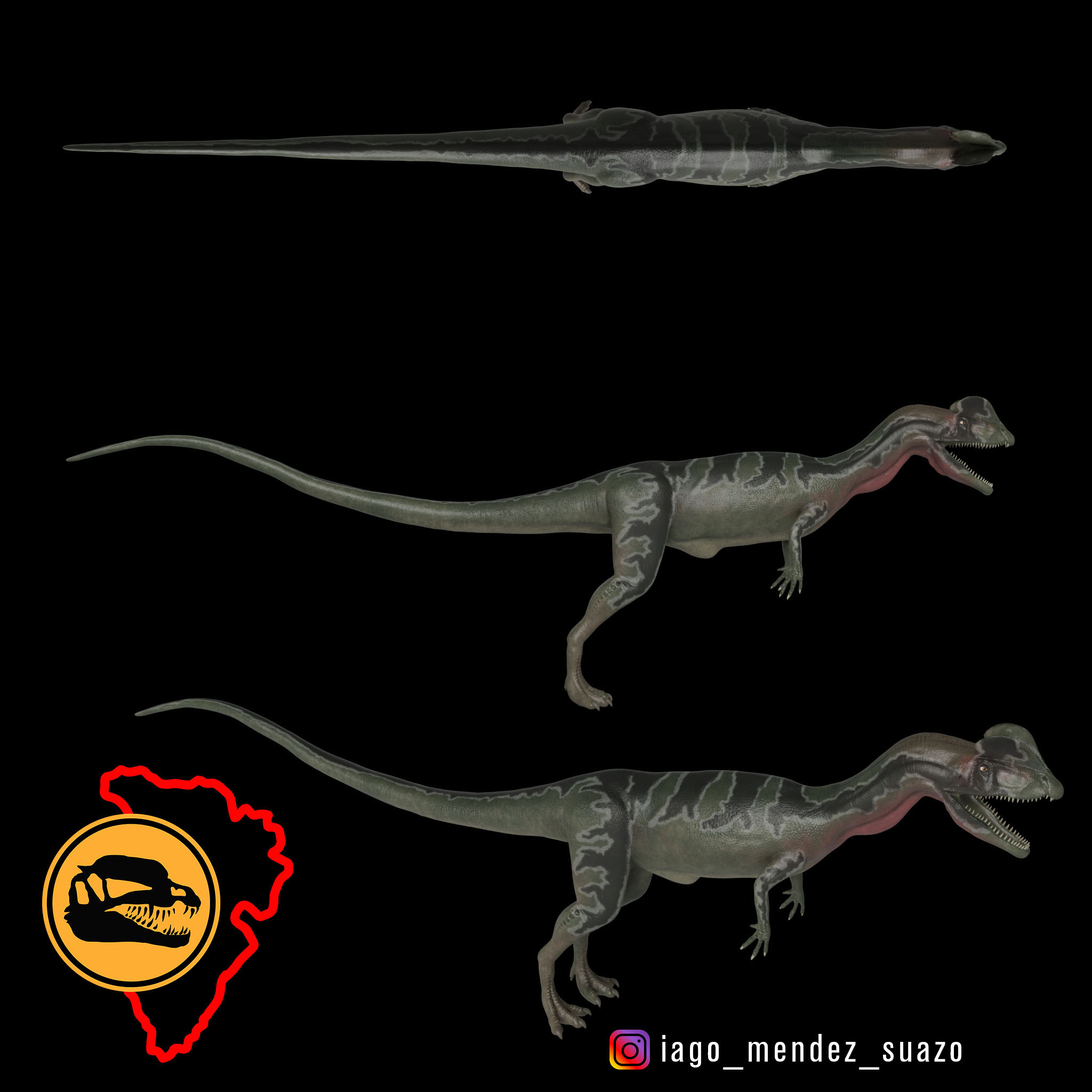 Dilophosaurus from Jurassic Park preview image 1